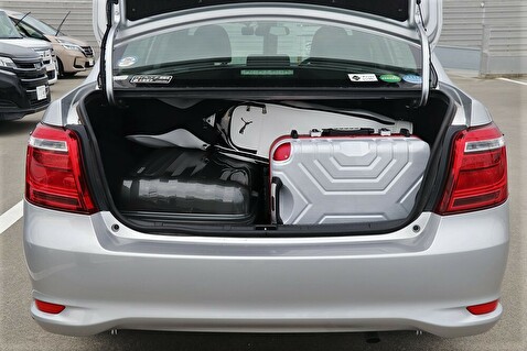 Toyota Axio boot space airport taxi Guyana