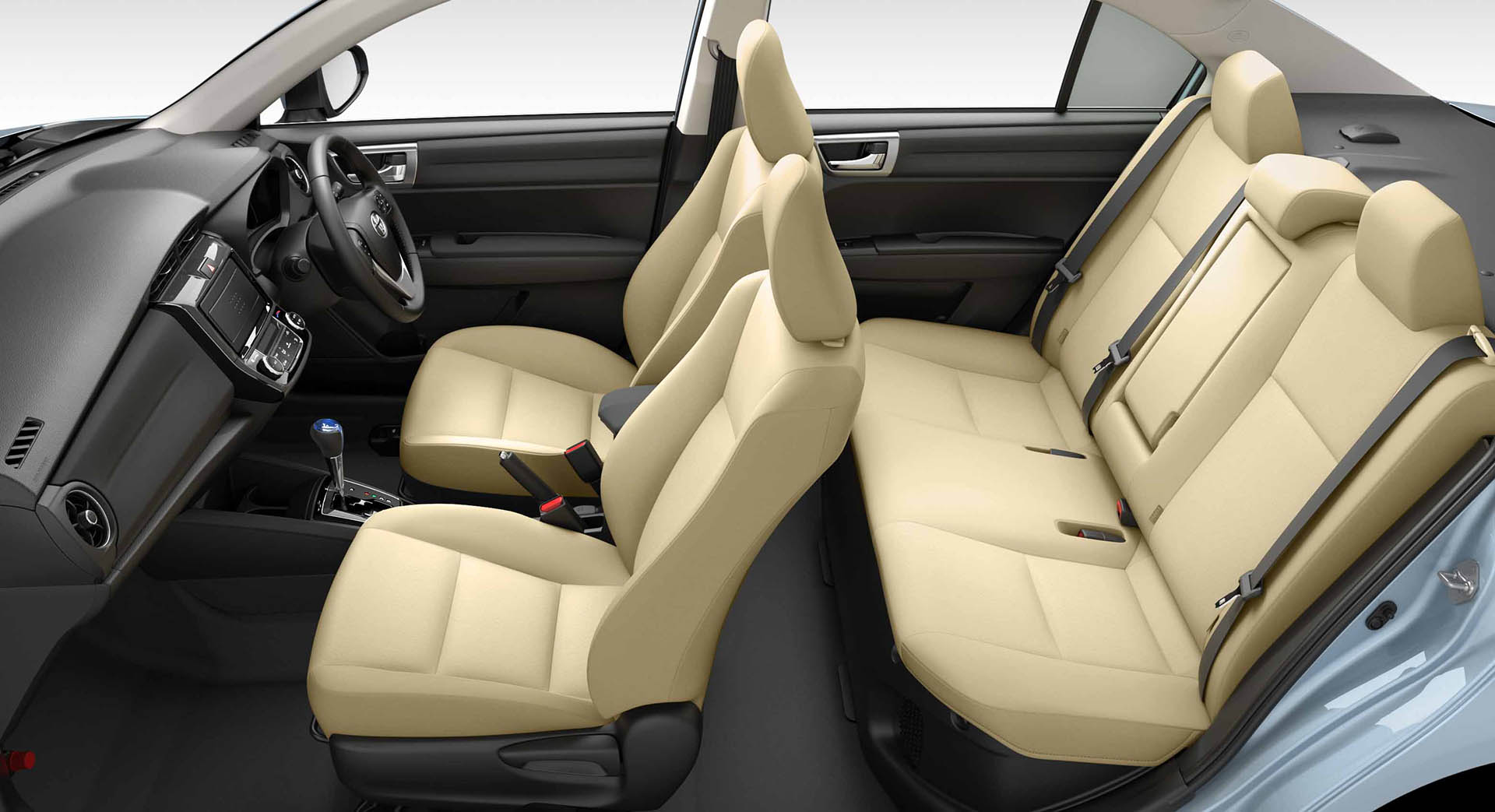 Toyota Axio interior comfortable taxi ride Guyana